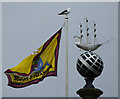 Merchants House flag and ship