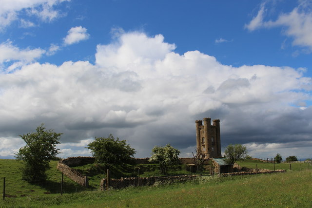 Broadway Tower in May