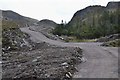 NG9636 : Hydro construction road, Attadale by Jim Barton