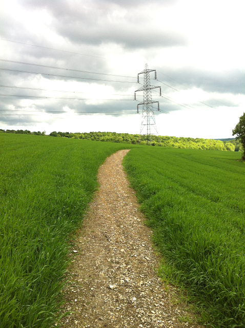 Footpath from Buriton to Chalton