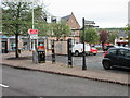 Information board in the centre of Alyth