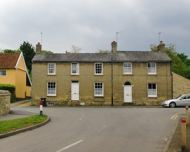 Brick-built cottages, Swaffham Prior