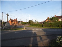 SP8055 : Newport Pagnell Road at the junction of Piddington Lane by David Howard