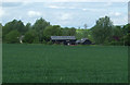 Crop field towards Wash Farm