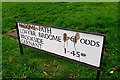 Bilingual name sign on a St Dials corner, Cwmbran