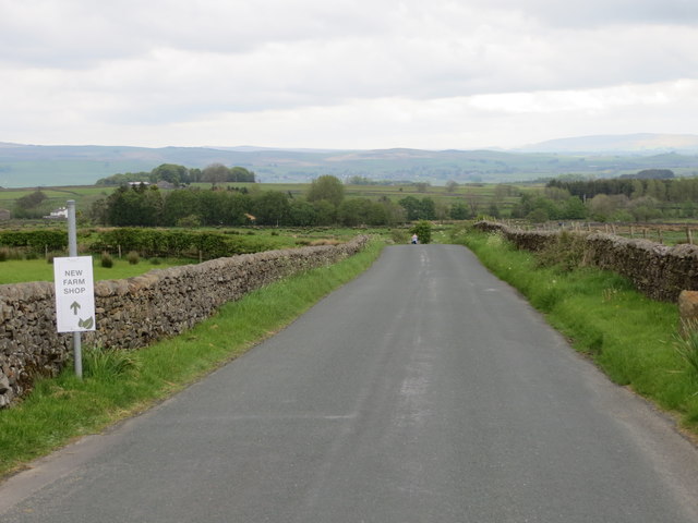 Road (B6478) leaving Tosside in the direction of Wigglesworth
