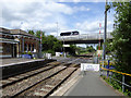 Level crossing at North Camp station