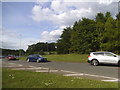 Newport Pagnell Road joining the A45, Hardingstone