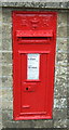 Close up, Edward VII postbox on Ashen Road, Clare