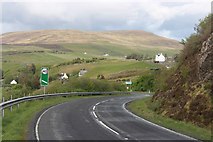 NG3962 : The A87 dropping in to Uig by Alan Reid