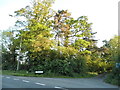 Caldecote Lane at the junction of London Road