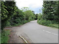 West along a minor road from Trow to Salcombe Regis, Devon