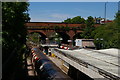 TQ2590 : Finchley Central underground station, looking north-west from the footbridge by Christopher Hilton