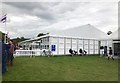 SK2570 : Hospitality marquee at Chatsworth Horse Trials by Jonathan Hutchins