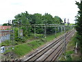 The C2C line seen from Front Lane bridge