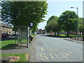 Bus stop and shelter on Main Street, Carronshore