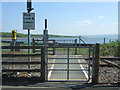 Pedestrian level crossing near Culross