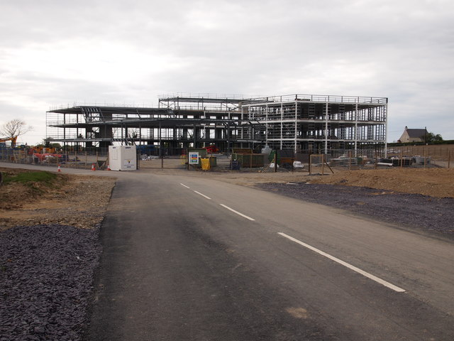 Construction Site, Near Cefn-du