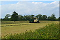 Mowing the grass, near Kington Magna