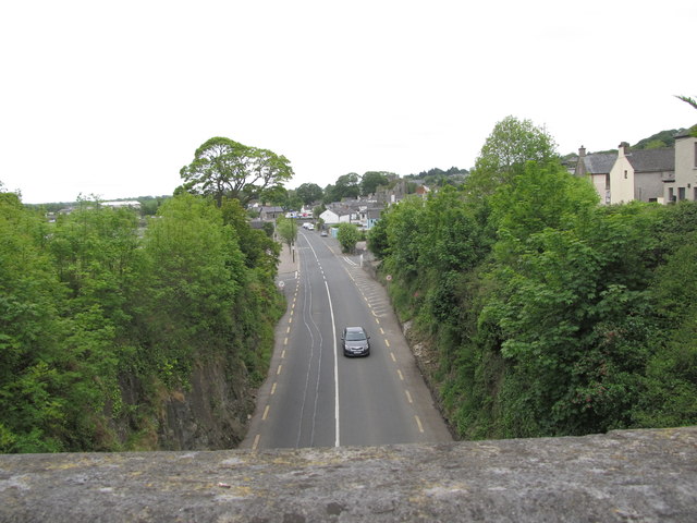 The R173 south of Castle Hill Bridge, Carlingford