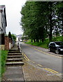 Steps up to the Bridge Street pavement, Tredegar