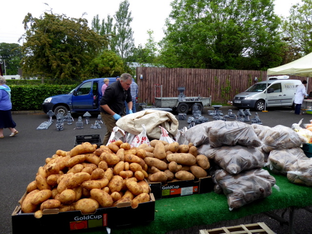 New potatoes, Omagh Variety Market