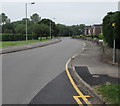 West along Park Court Road, Bridgend