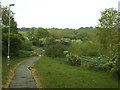 Footpath across the Meanwood Beck