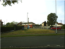 SE2936 : Junction of Potternewton Lane and Miles Hill Road by Stephen Craven