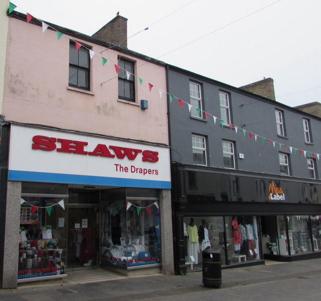 Shaws the Drapers in Bridgend town centre