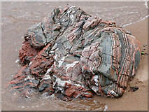 NH7459 : Rock on the seashore near Scart Craig I by Julian Paren