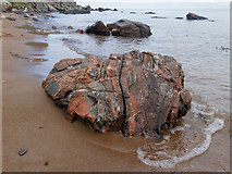 NH7459 : Rock on the seashore near Scart Craig II by Julian Paren
