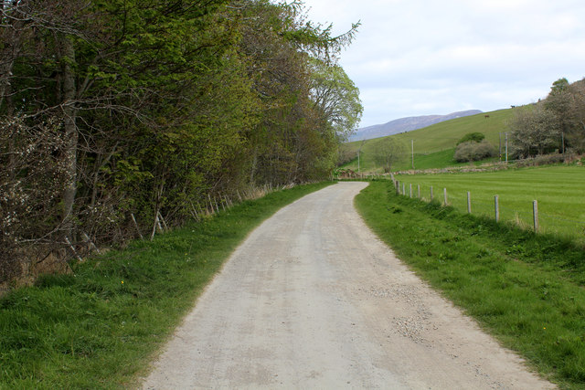 Track beside the River Coiltie