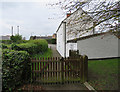 Path to the road from the churchyard