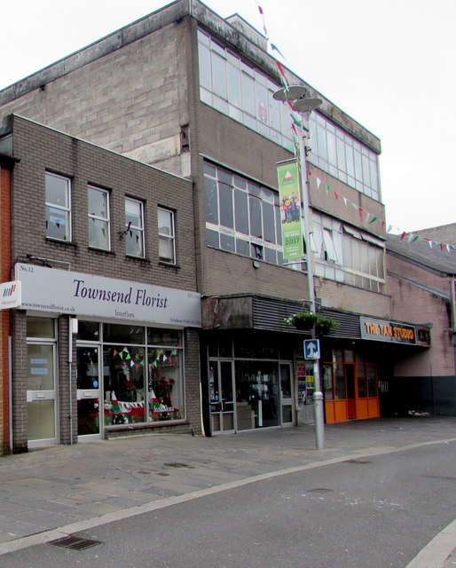 Townsend Florist in Bridgend town centre