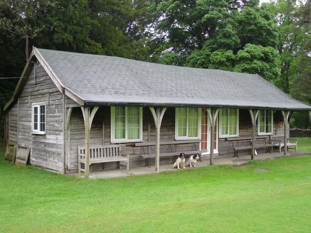 The Patterdale cricket pavilion