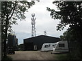 Telecomms masts at West Farm, near Wintringham