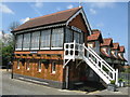 TF6628 : Signal Box at the Royal Station, Wolferton by G Laird