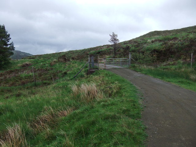 Gate on the Kilmory track
