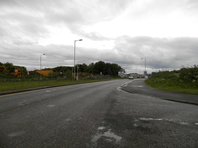 Stadium Road near Longman Roundabout, Inverness