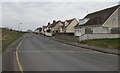 Houses at the western end of Beach Road East, Prestatyn