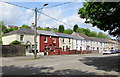 Long row of houses, Church Street, Tredegar