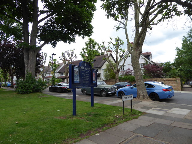 Junction of Park and East Sheen Avenues