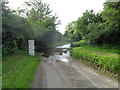 Low water at Seeley Brook ford