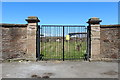 Gateway to Newton Green Cemetery, Ayr