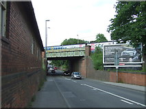 SE3693 : Railway bridge over Boroughbridge Road, Northallerton by JThomas