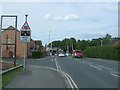 Approaching the level crossing on Boroughbridge Road, Northallerton