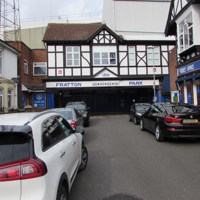 Frogmore Road entrance to Fratton Park,... © Jaggery :: Geograph ...