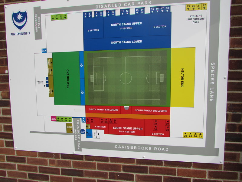 Fratton Park stadium plan, Portsmouth © Jaggery cc-by-sa/2.0 ...