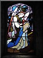 St Mary the Virgin, Mortlake: stained glass window (a)